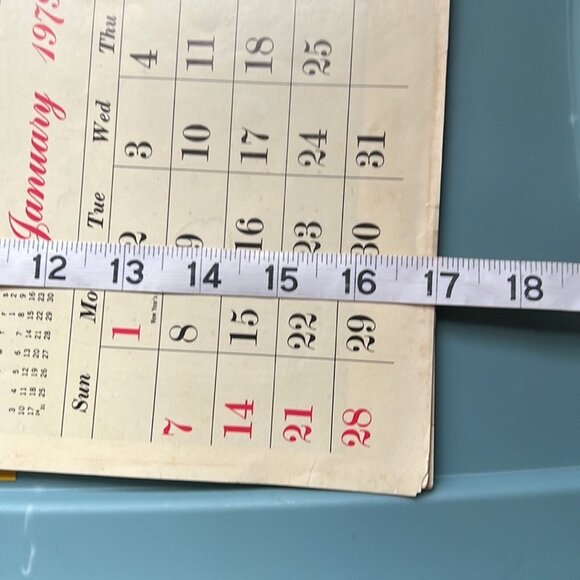 1979 Cam’d Machine Co yearly automobile calendar Pennsylvania - Picture 4 of 4